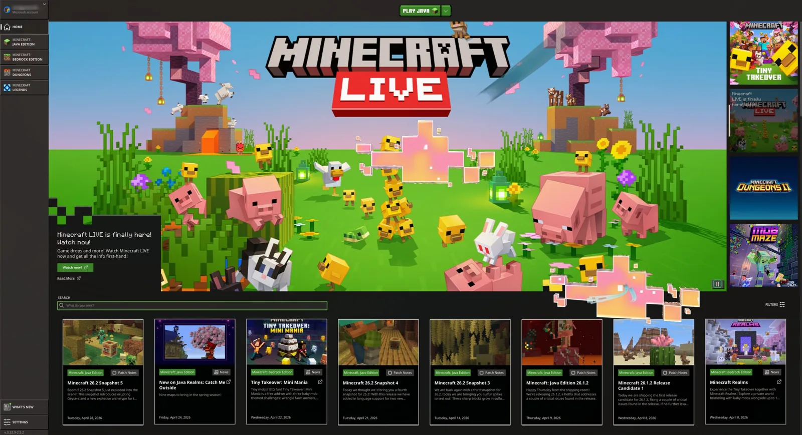 Omarchy पर चलता Minecraft